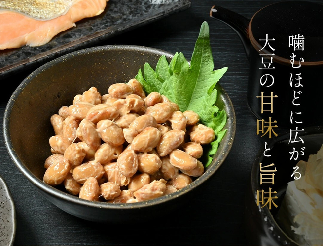 まぼろしの納豆 夕鶴　盛り付け