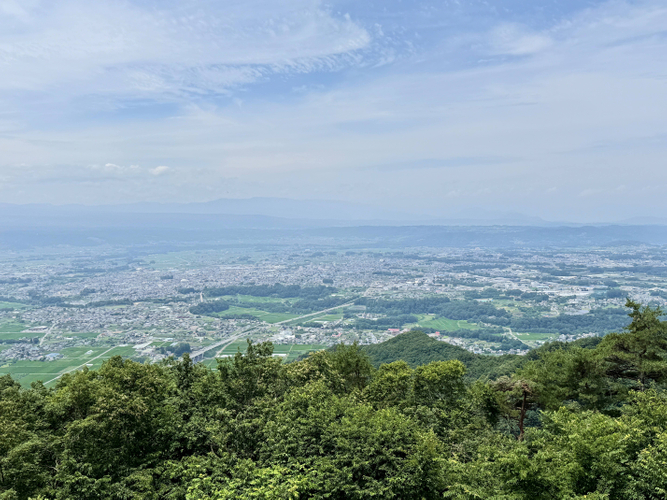佐久平平野と八ヶ岳