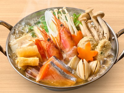 あご出汁醤油!「寄せ鍋」1,180円(税込1,298円)