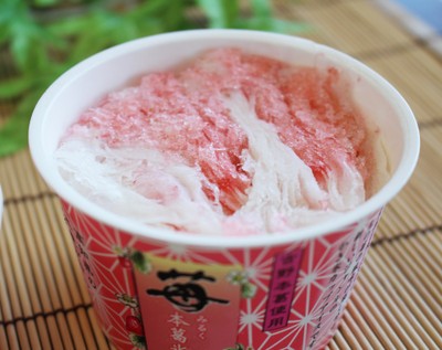 苺みるく本葛氷(中身)