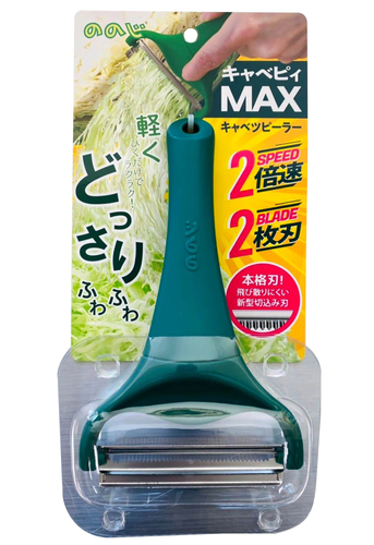 累計販売数200万本を突破したキャベツピーラー。 ふんわりとしたキャベツの千切りを手軽に楽しめます。
