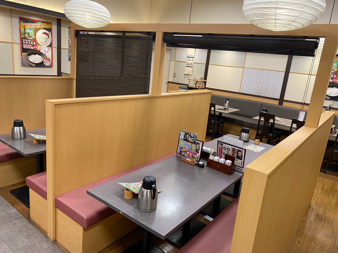 (草津店)4名様以上でも落ち着いてお食事可能な席を用意しております