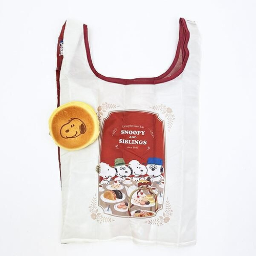 スヌーピーのポーチ付きエコバッグ