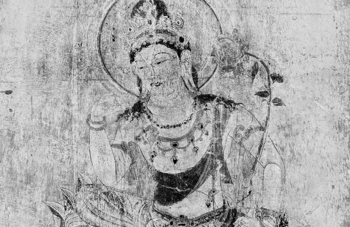 第二号壁 菩薩像/「法隆寺金堂壁画」(部分)