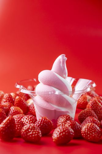 いちご盛り放題ソフト