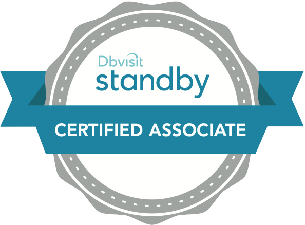 「Dbvisit Standby Certified Associate」ロゴマーク