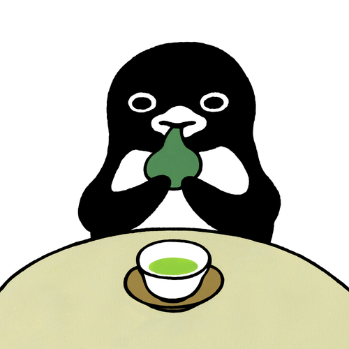 「最高の組み合わせ　草餅と煎茶」(フレームサイズ：約43&times;43cm)44,000円