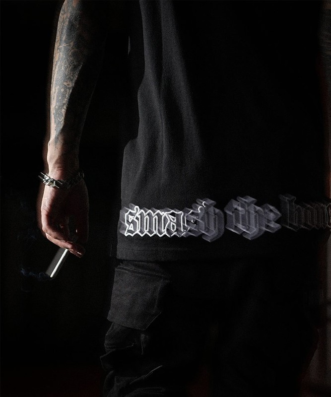 Smash The Bone Tanktop(ブラック/ホワイト)