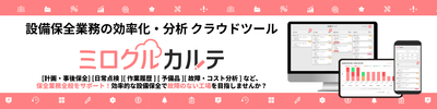 設備保全クラウド「ミロクルカルテ」