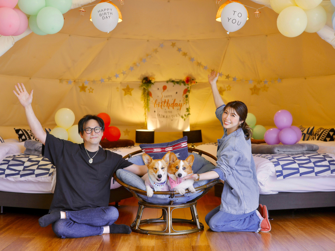 「わんダフル」な特典付きグランピングプラン登場