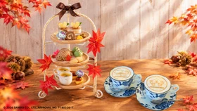 秋のご褒美はハローキティと♡ 心ときめくアフタヌーンティー
HELLO KITTY SMILE『ハローキティのハーベストアフタヌーンティ』
10月3日より提供