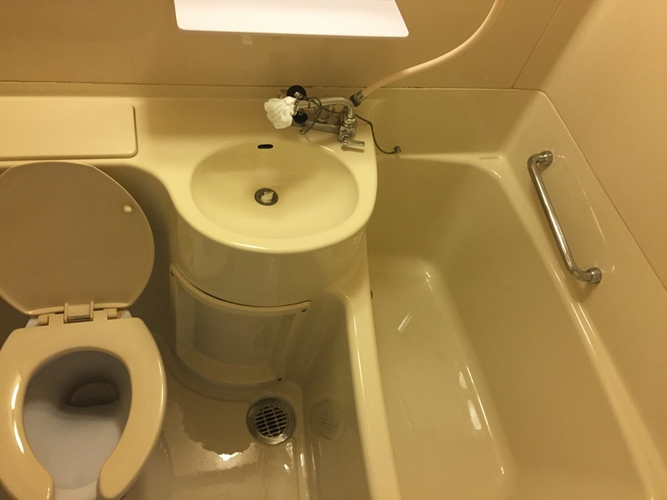 浴室ユニットバス原状回復コーティング施工後