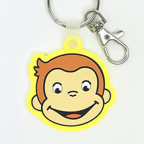おさるのジョージラバーキーホルダー