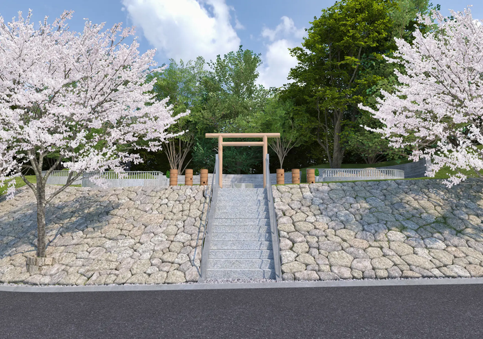 マイ古墳（家族古墳墓）共用部完成イメージ