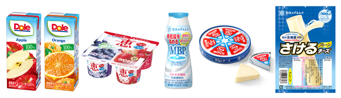 提供する当社商品の一例