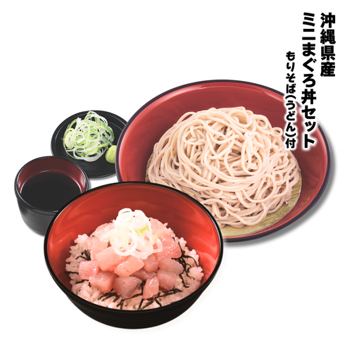沖縄県産ミニまぐろ丼セット