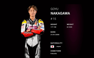 中川豪優選手プロフィール