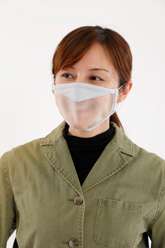 &ldquo;空気が通る&rdquo;半透明マスク(2)