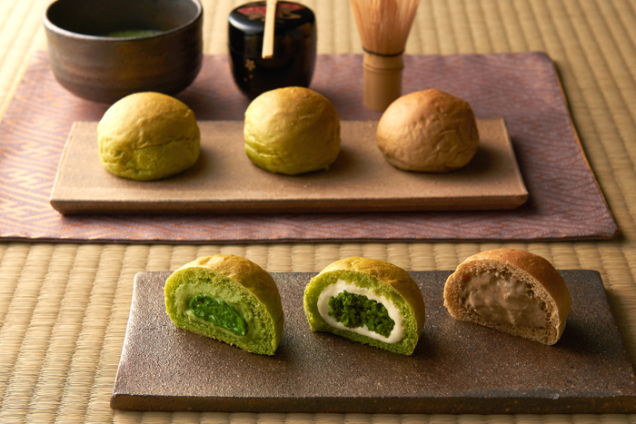 八天堂 &times; 伊藤久右衛門 宇治茶くりーむパン3種