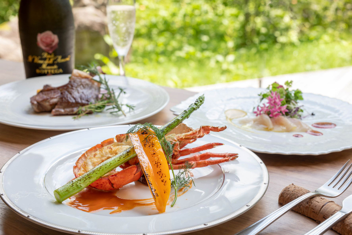 【Prix fixe-プリフィクス-】食事は出来立てを目の前で仕上げるフリーオーダースタイルで楽しめます