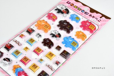 チロルチョコ あかべこ クリスタルシール_1