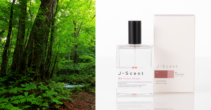 J-Scent 森息 / Verdant Whisper　香りとパッケージのイメージ