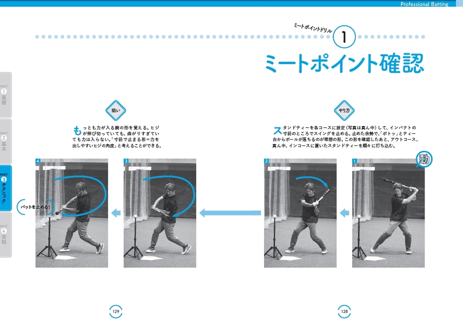 ミートポイントドリル　ミートポイント確認