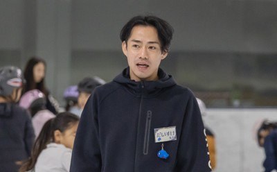 第9回スケート教室 高橋大輔さんの指導風景