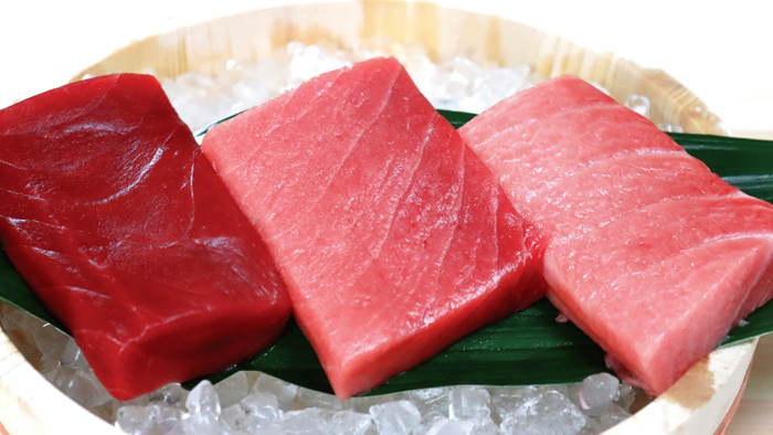 赤身・中とろ・大とろ柵