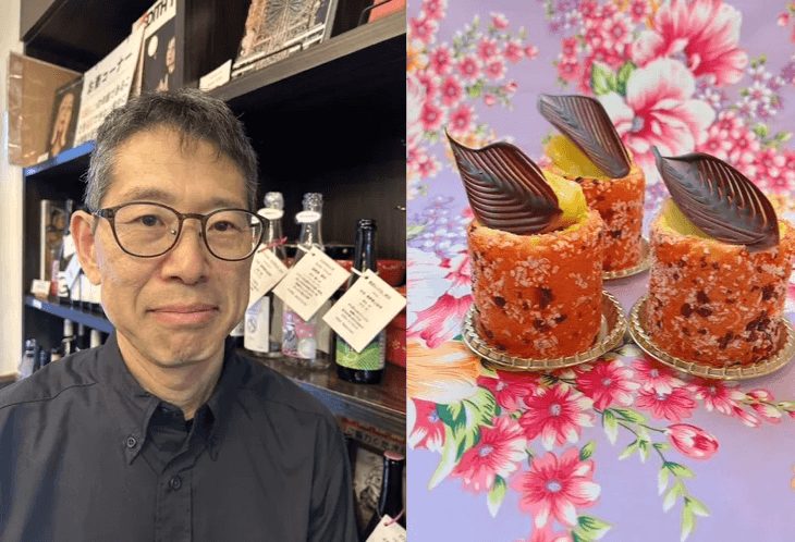 「パティスリー クロシェット」鈴木 幸仁氏と「台湾カカオのシャルロット」