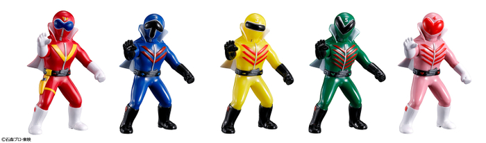 HEROES VINYL ART 秘密戦隊ゴレンジャー ソフビセット（劇中カラー）_2