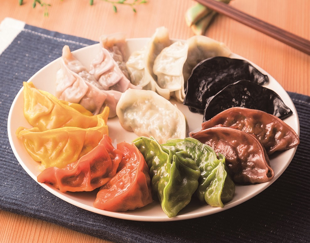 【餃子の里】8種類の彩り餃子(焼き)