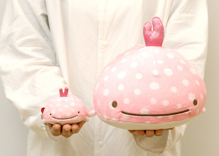 岩下の新生姜&times;じんべえさん スーパーもーちもちぬいぐるみ（左：てのり／右：M）