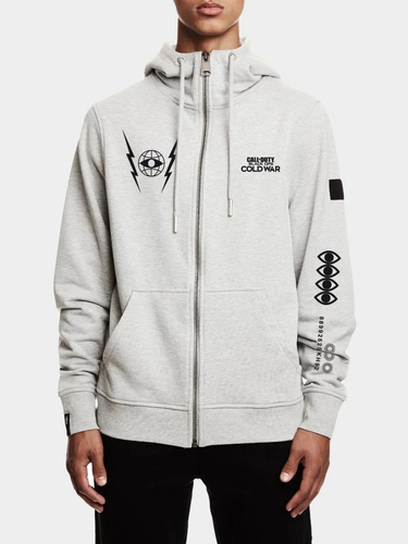 CoD: BOCW グレーレガシージップアップパーカー