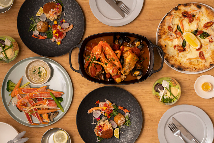 冬のズワイガニ尽くし創作イタリアン［一例］