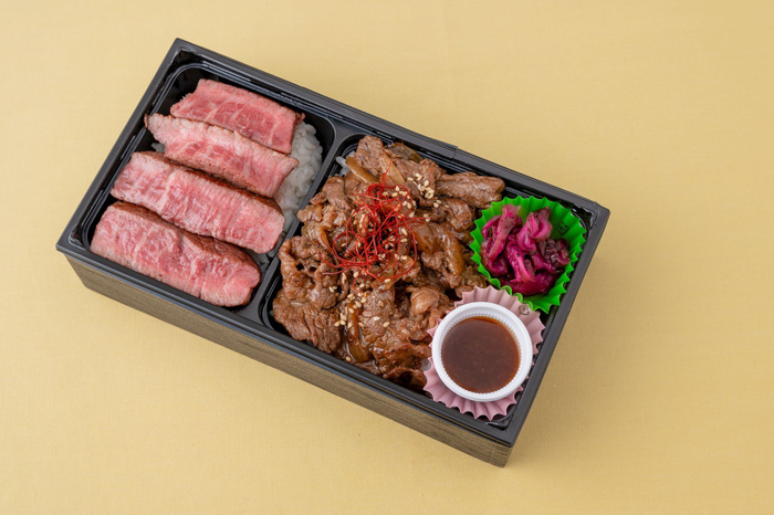 【金熊食堂真喜屋】「米沢牛シャトーブリアン&焼肉弁当」