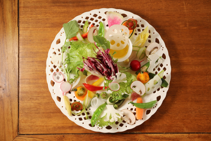 料理の彩りにもこだわり