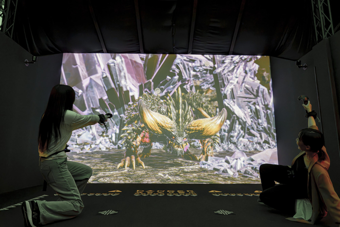 ▲「モンスターハンター・ザ・フィールド in ニジゲンノモリ」　&copy;CAPCOM