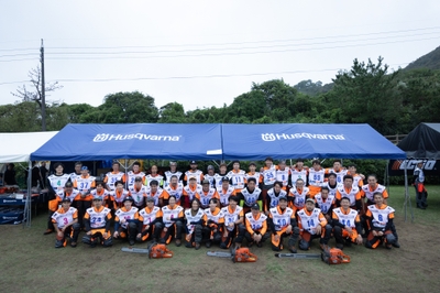 林業への熱い思いを共有するJLC Team Husqvarnaの選手の皆さん