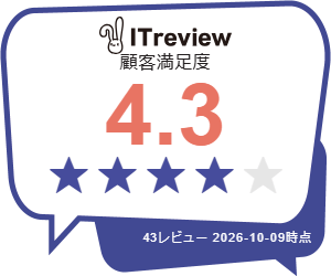 ITreviewの「予算管理システム」カテゴリに所属する製品のうち、レビュー数上位3つの比較表