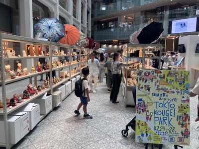 職人技が詰まった商品の展示販売(イメージ)