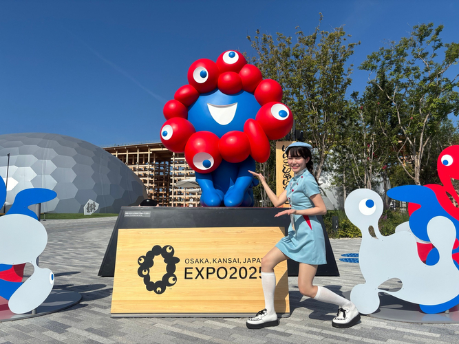 阪田マリンさんが大阪・関西万博を訪れます