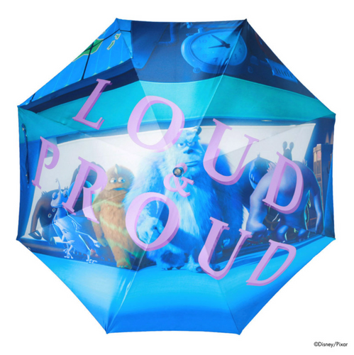 人気Pixar映画『モンスターズ・インク』デザインのハンウェイの長傘