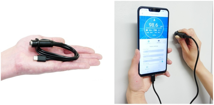 プローブとスマホだけで測定