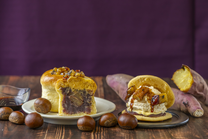 芋と栗とカラメルが織りなす「ほっくり甘く、ほろ苦い。深まる秋をたのしむ味わい」の登場