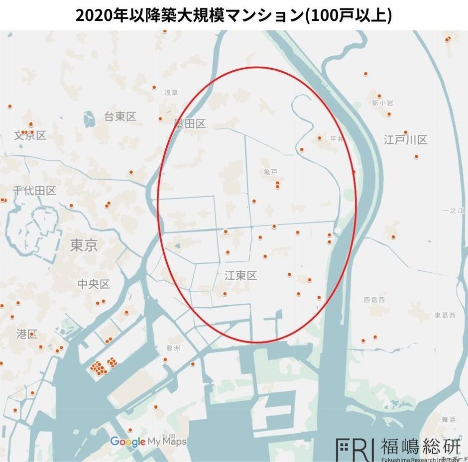 出典：福嶋総研データ(googleマップ利用)
