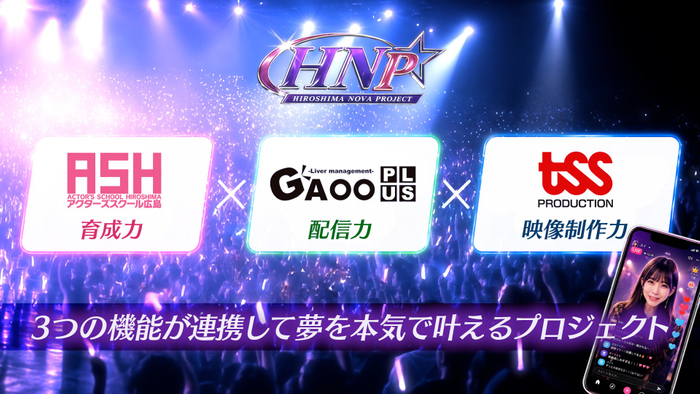 アクターズスクール広島、ＧＡＯＯ＋、ＴＳＳプロダクションが連携
