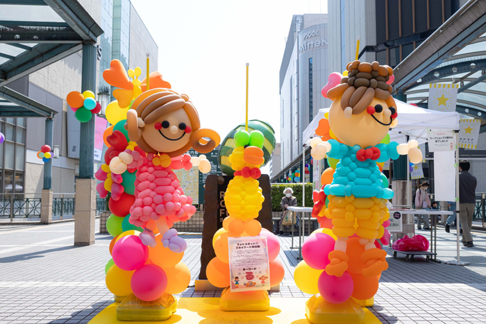 今年はお花のバルーンフォトスポットが登場！