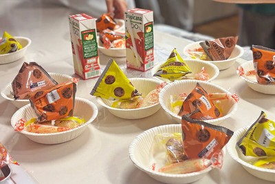 スナック交流タイムで配布したスナック