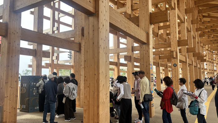 大阪・関西万博会場 大屋根リング下 給水スポット